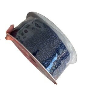 Blue Sparkle Ribbon Trim with‎ Abstract Pattern for Crafts and Decor